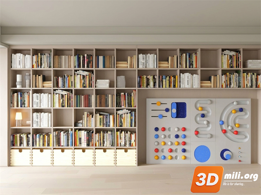 Bookcase Skp Files